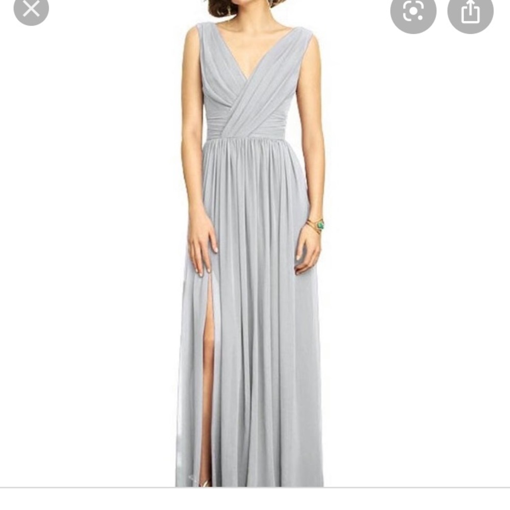 Dessy Frost Blue Dress, Size 2